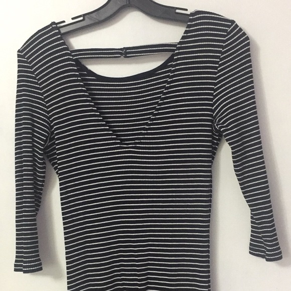 Esprit Striped Navy/White Maxi Shirt Dress - Picture 5 of 7